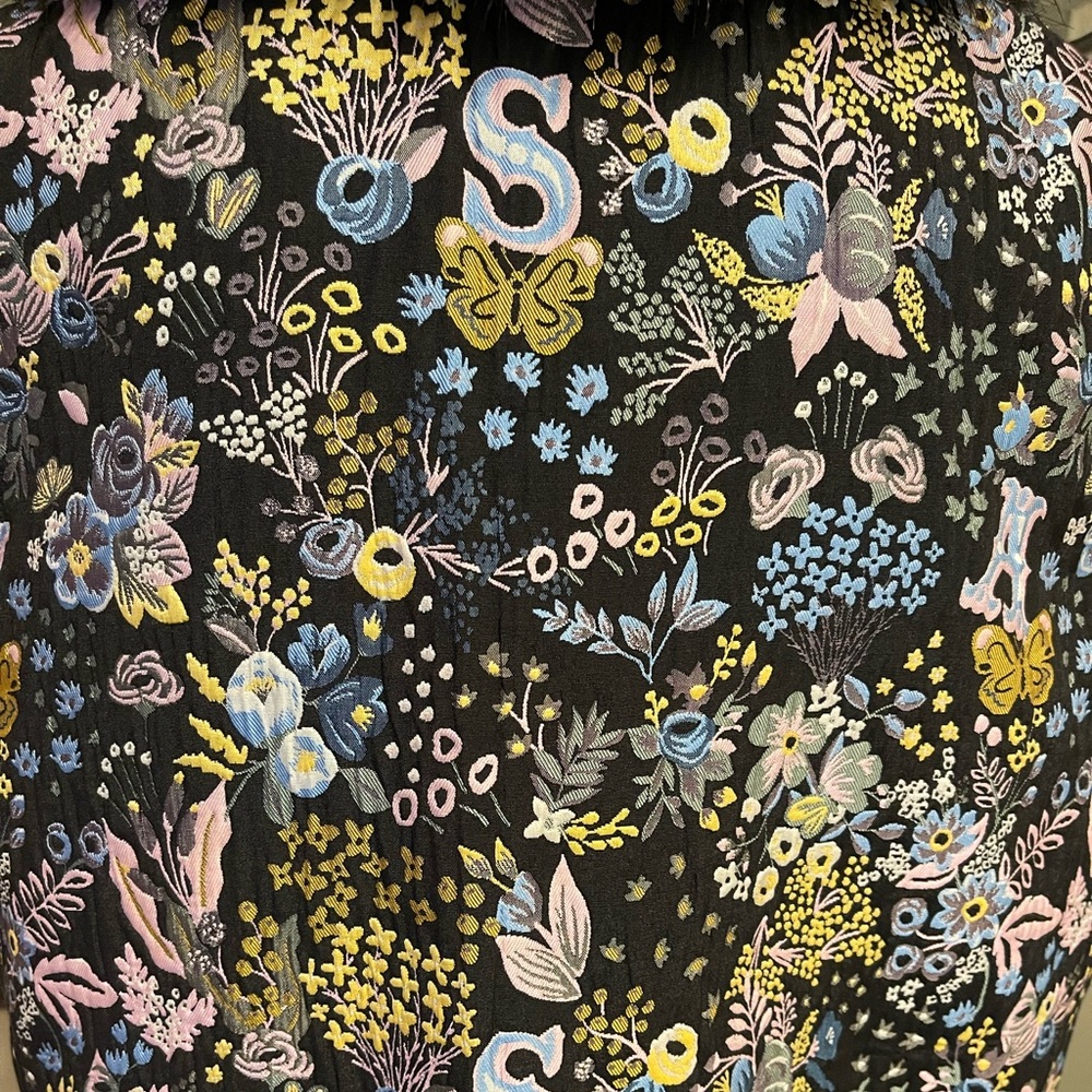 Sui by Anna Sui Colorful Tapestry Fur Vest L - Picture 14 of 17